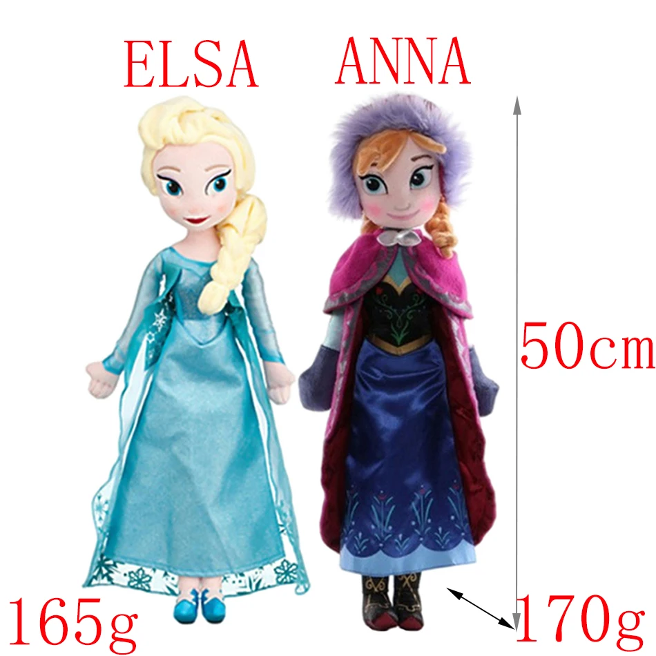 Frozen Elsa Anna Prinzessin Plüschpuppe Olaf Schneemann Eis-Sven Flareon Bruni Spielzeug Weihnachtsgeschenke – Detail 8