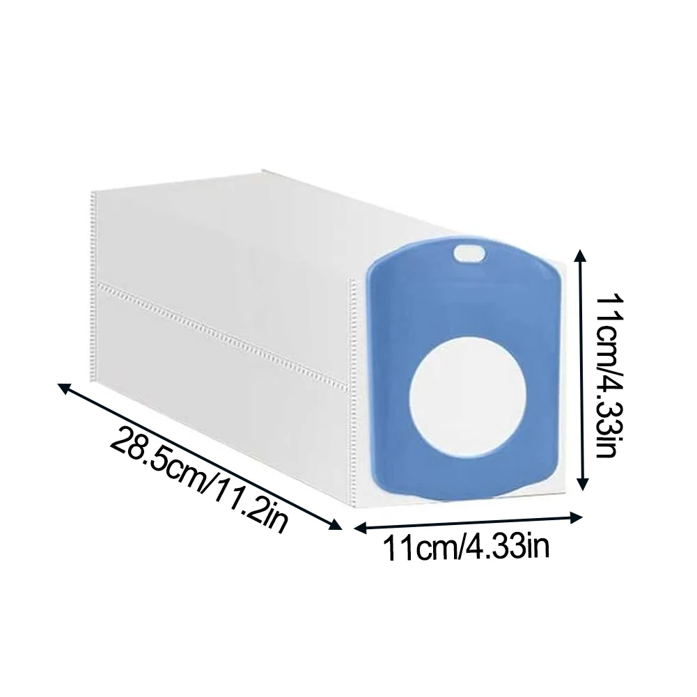 Dust Bags Compatible with For AERO Cordless Vacuum Cleaning Station 4/10 pcs 3.5L Capacity Blue White Model Fit