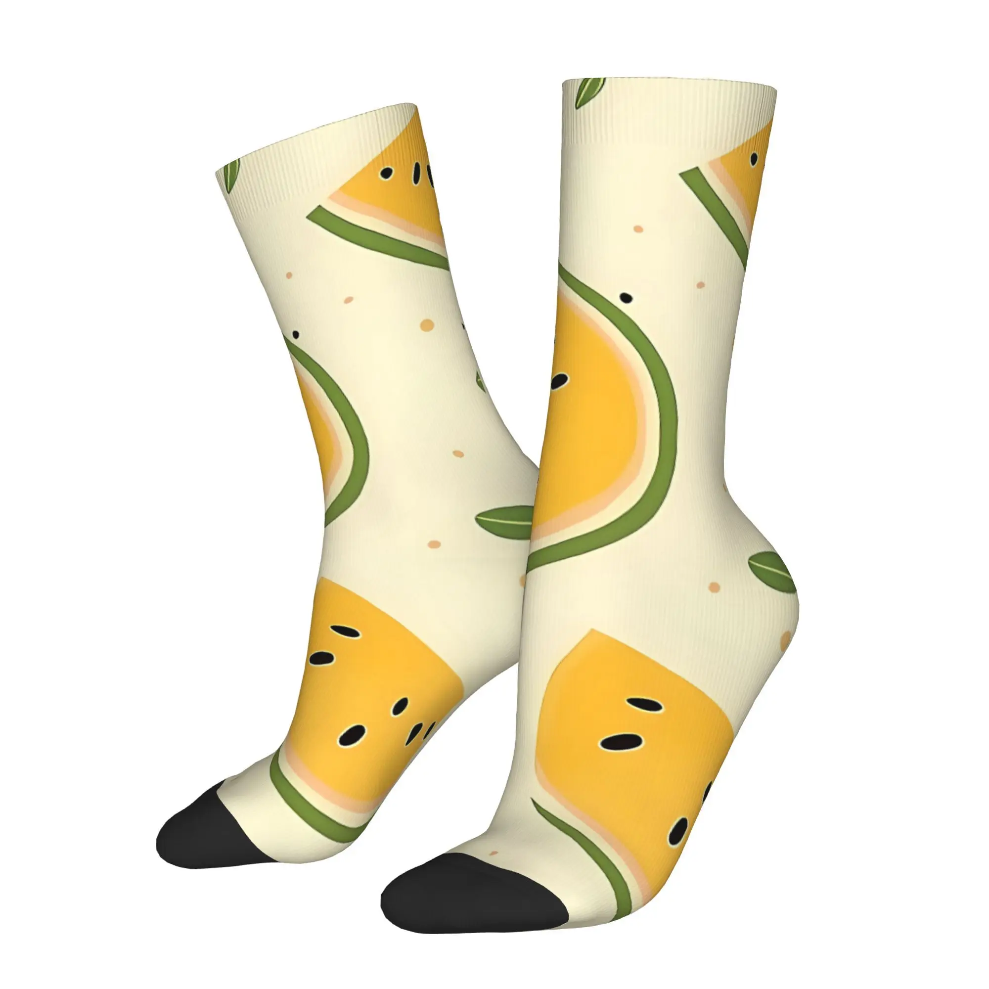 

Yellow Watermelon Not Water Not Melon Sock Printed Man Polyester