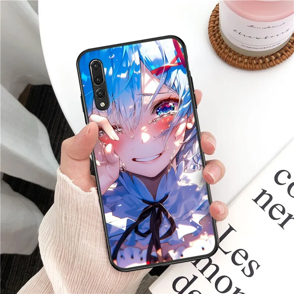 Re0 R-Rem Phone Case For Huawei P 8 9 10 20 30 40 50 Pro Lite Psmart Honor 10 Lite 70 Mate 20lite