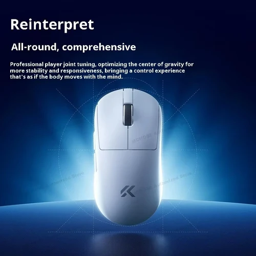 Imagen 2 del producto Nuevo ratón MCHOSE A7 V2 e-sports inalámbrico Bluetooth tri-modo ergonomía ligero 8K ratones para juegos accesorios de PC personalizados regalos