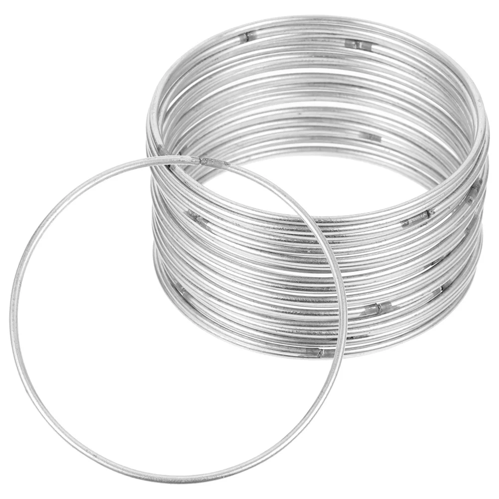 

35Pcs Metal Rings for Dream Catcher DIY Craft Hoops Wreath Making Floral Garland Wall Hanging Decoration Supplies