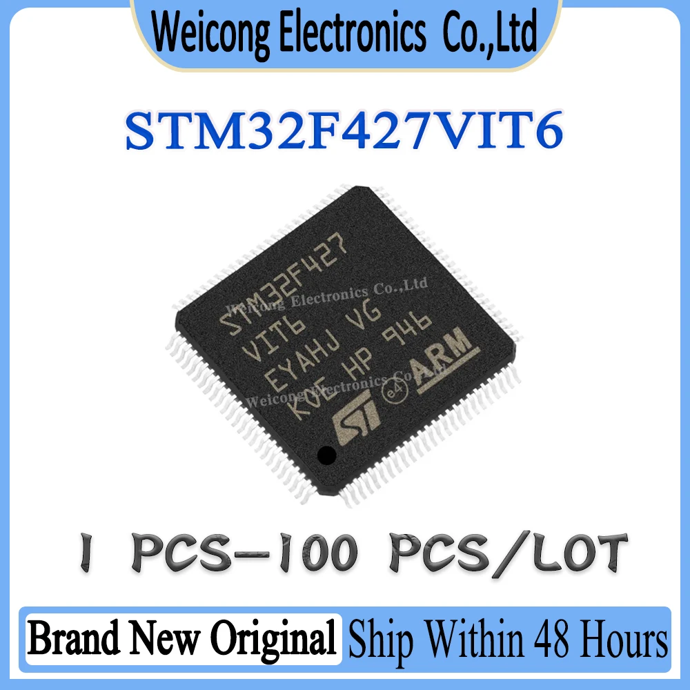 Stm32f stm32f427 stm32f427vit6 stm32f427vit stm32f427vi stm32f427v stm32 stm neuer original ic mcu LQFP-100 chipsatz