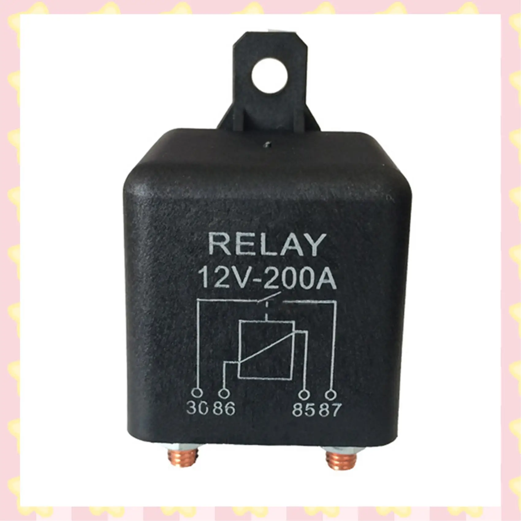 

AB51 2X 12V 200A Normally Open 4 Pin Relay - Heavy Duty Automotive Marine Split Charge