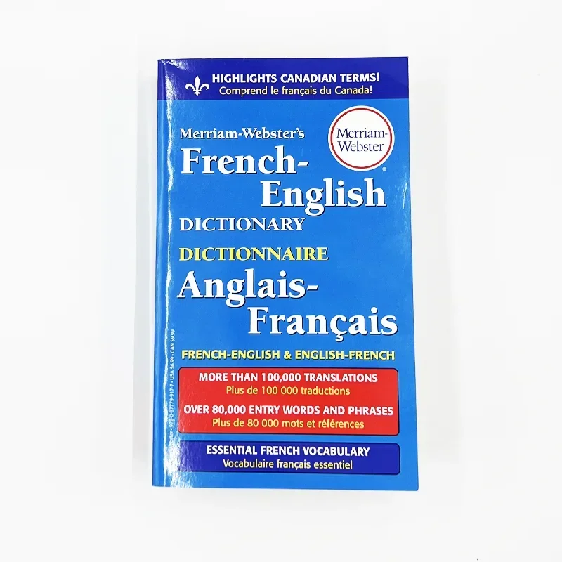 Dizionario francese inglese di Merriam Webster Wordpower Apprendimento delle lingue originali