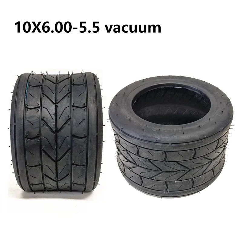 10x6.00-5.5 Tubeless Vacuum Tires for Small Ha Motorcycle 5.5 Inch Electric Vehicle Wheel