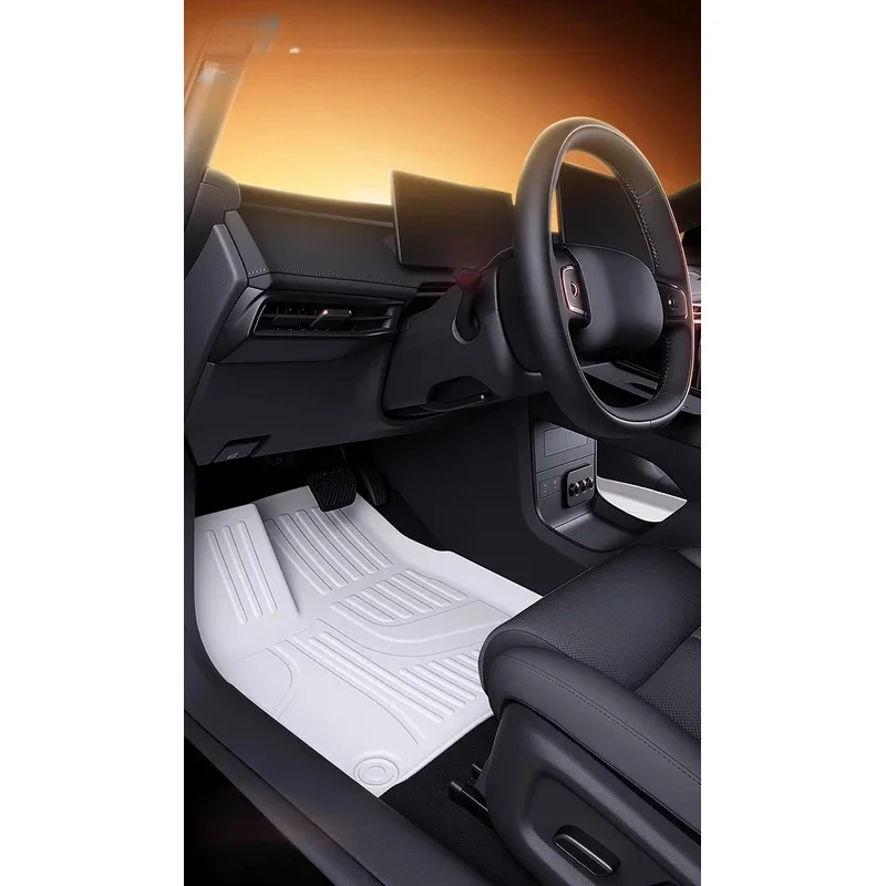 Hot Selling Left-hand Drive Full Surrounded Waterproof Car Floor Mats For 6-Seat Model YL 2025