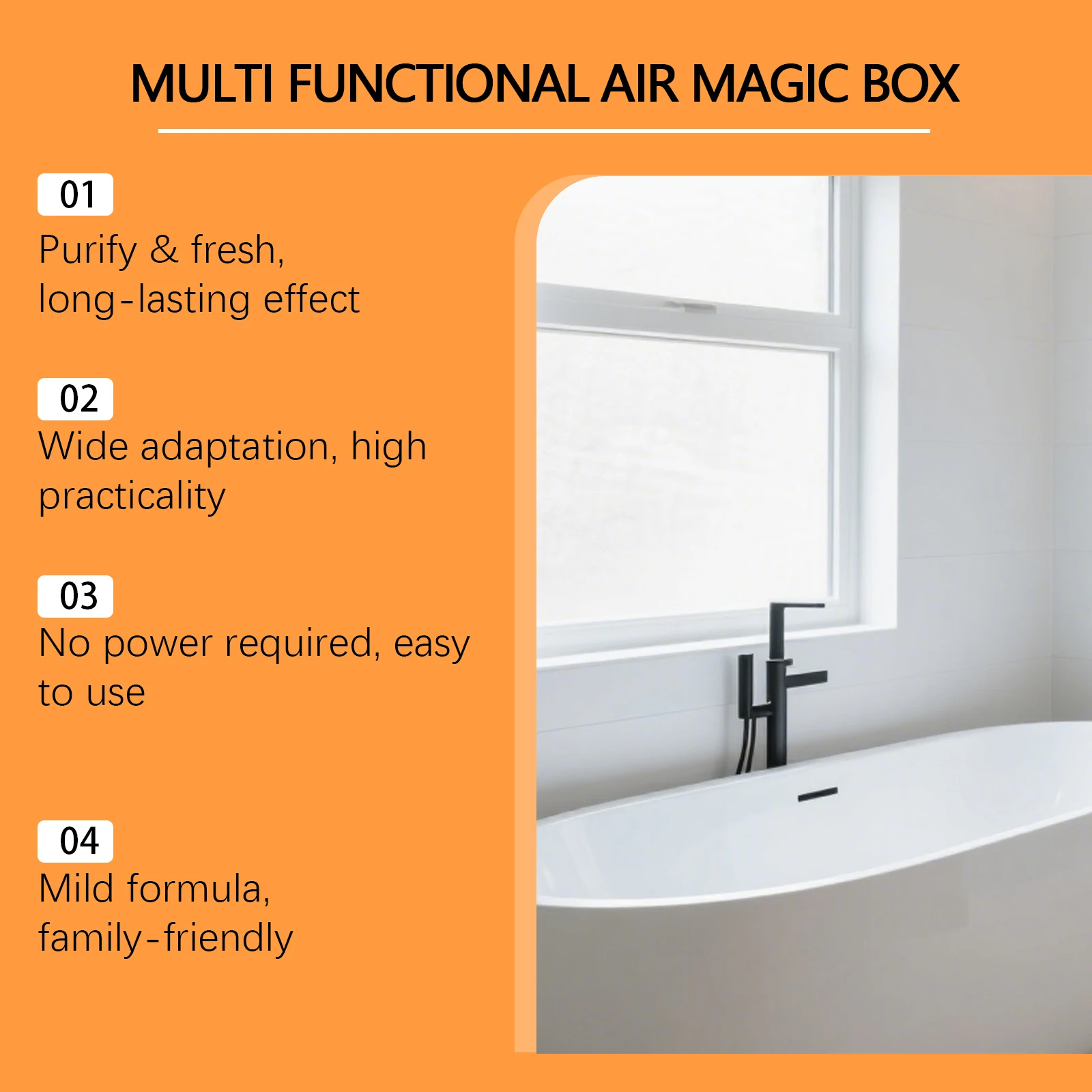 New Multi-Functional Air Magic Box Indoor Air Purification Magic Box Car Home Office Air Purifier Freshener Odor Absorber