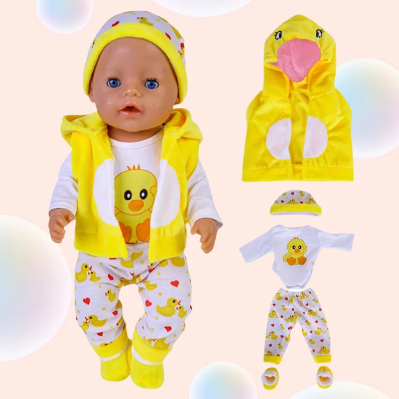 Ropa para bebé nacido, accesorios para muñeca de 43 cm, ropa Nenuco, trajes para muñeca de 17 pulgadas, accesorios para muñeca recién nacida, ropa para muñecas Reborn