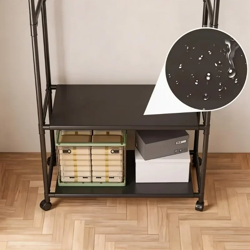 Mehrstöckiger Kleiderständer mit Haken, platzsparender Kleiderorganizer, vielseitiger Kleiderständer für das Wohnzimmer, Kleideraufbewahrung. – Detail 6