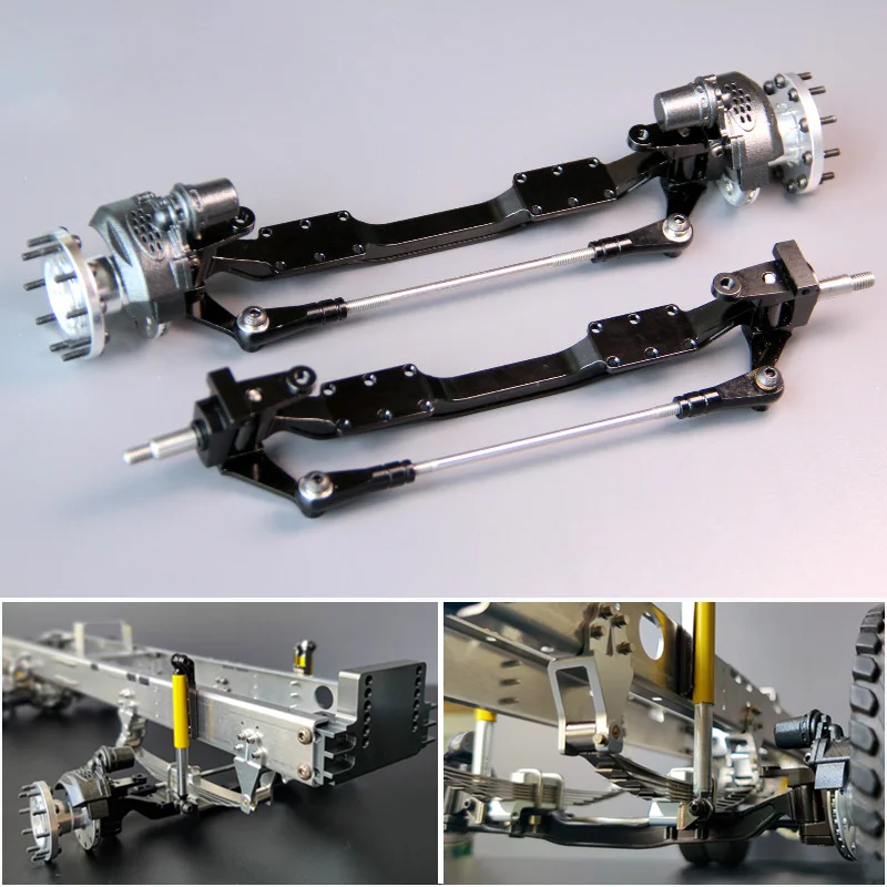 Metal Simulation Unpowered Axle Bring Inclination Brake Disc for 1/14 Tamiya RC Truck Trailer Tipper Scania MAN Benz Car Parts