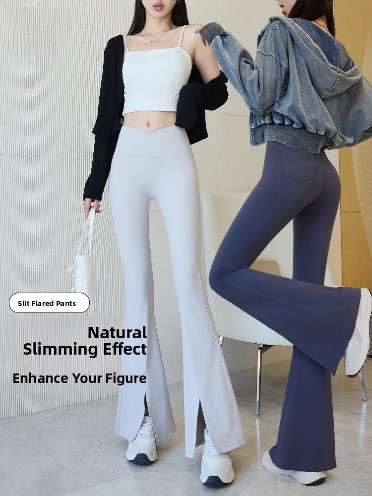 

Женские брюки для йоги с высокой талией. Удобная верхняя одежда для фитнеса. Утягивающие эластичные длинные брюки. Повседневная смесь нейлона и спандекса.