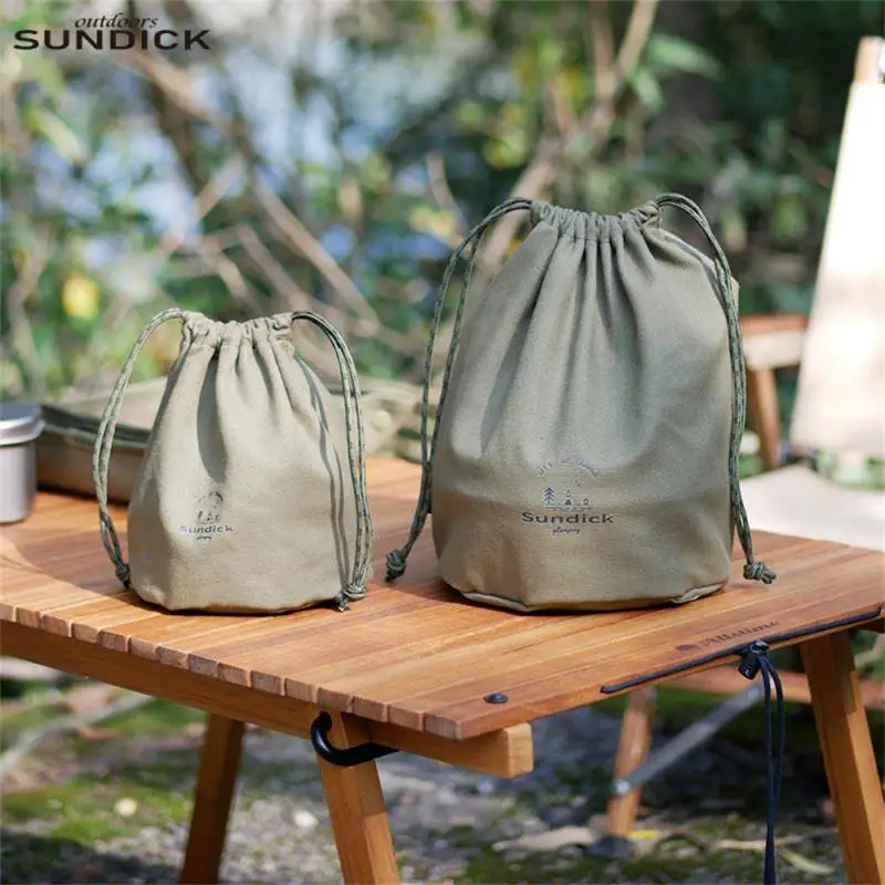 Naturehike Camping Item Storage Set Wax Waterproof Antifouling Outdoor Camp Home Dinner Picnic Table Canvas Storage Package