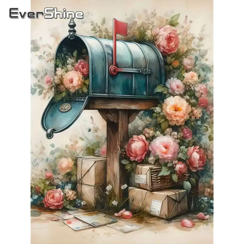 Evershine Diamant-Malerei, Hund, Tier, Strass-Bilder, Cartoon-Diamant-Stickerei, Brücke, buntes Kunsthandwerk, handgefertigtes Geschenk