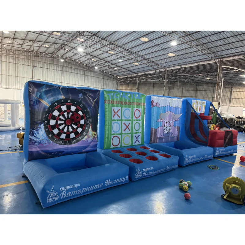 

Новые надувные интерактивные игры для детей: 4 различных надувных аттракциона для продажи