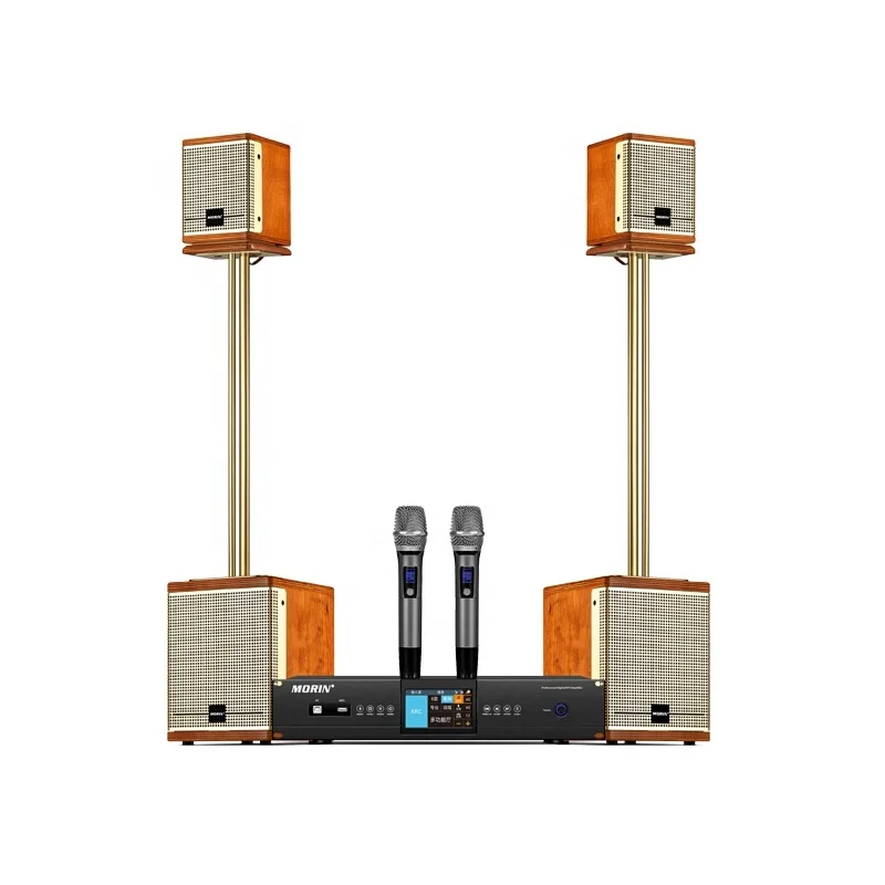 Top-Ranking Products Powered Professional Home Theater System Active Line Array Speakers with Touch Screen 3 in 1 Amplifier