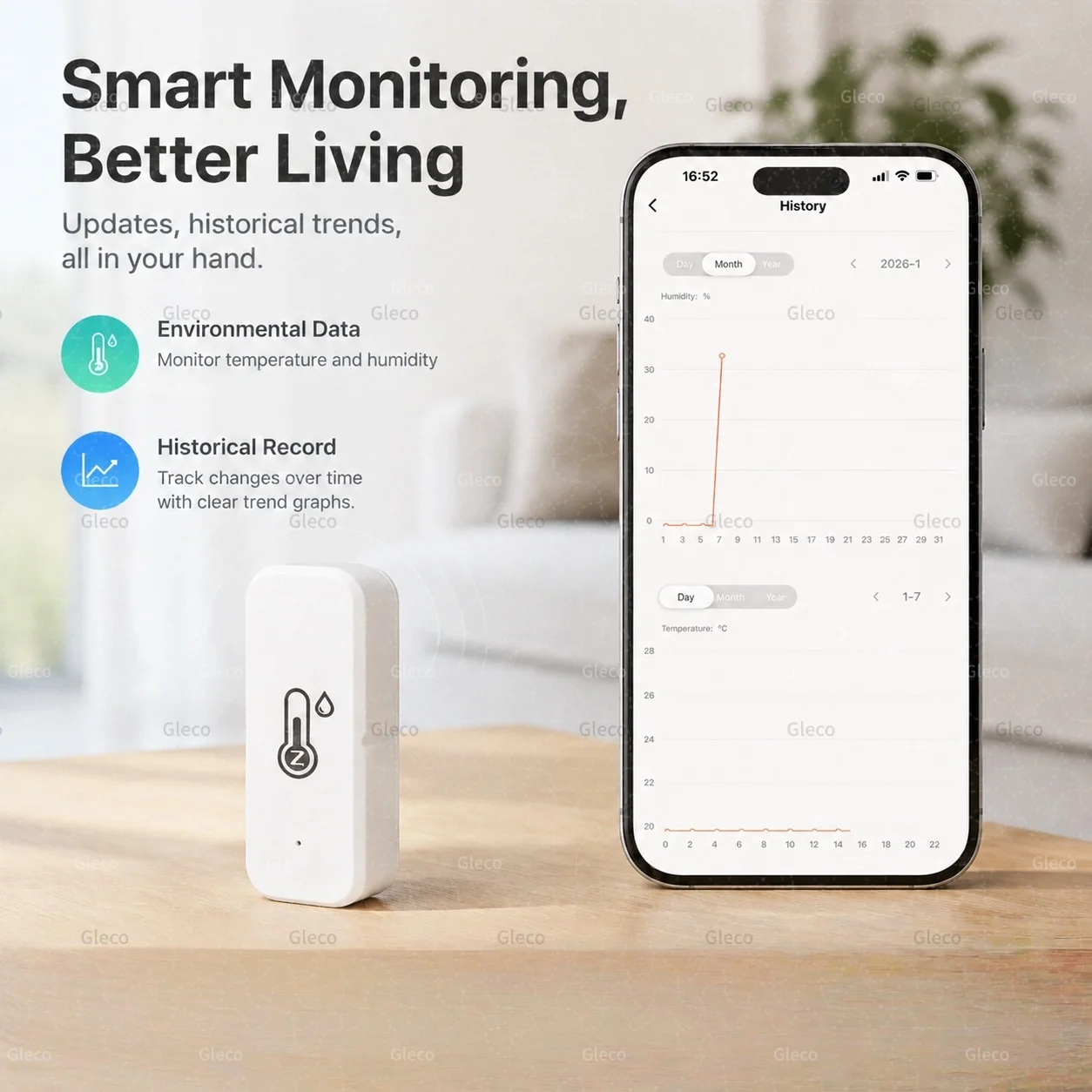 WiFi/Zigbee Smart Temperatur- und Feuchtigkeitssensor mit optionalem LCD, wasserdicht und mit Temperaturfühler, kompatibel mit TUYA 2MQTT – Detail 7