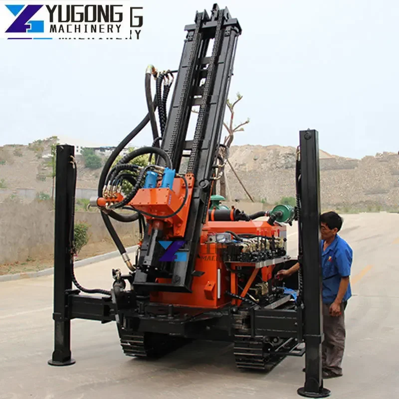 200M/300M/600M Drilling Depth Borehole DTH Water Well Drilling Rig Machines Drilling Percussion Core Water Well Drilling Rig