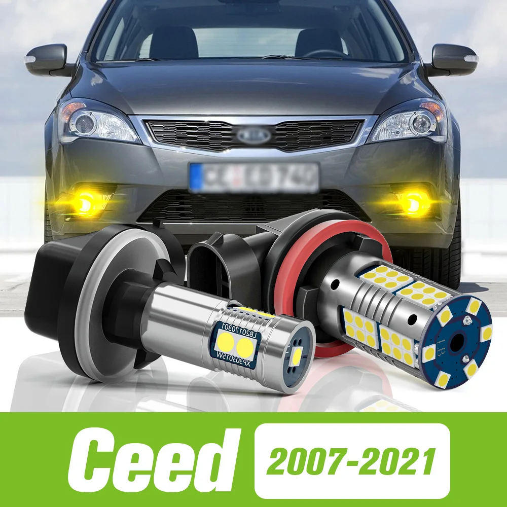 

2 шт., светодиодный ные Противотуманные фары для Kia Ceed 2007-2021