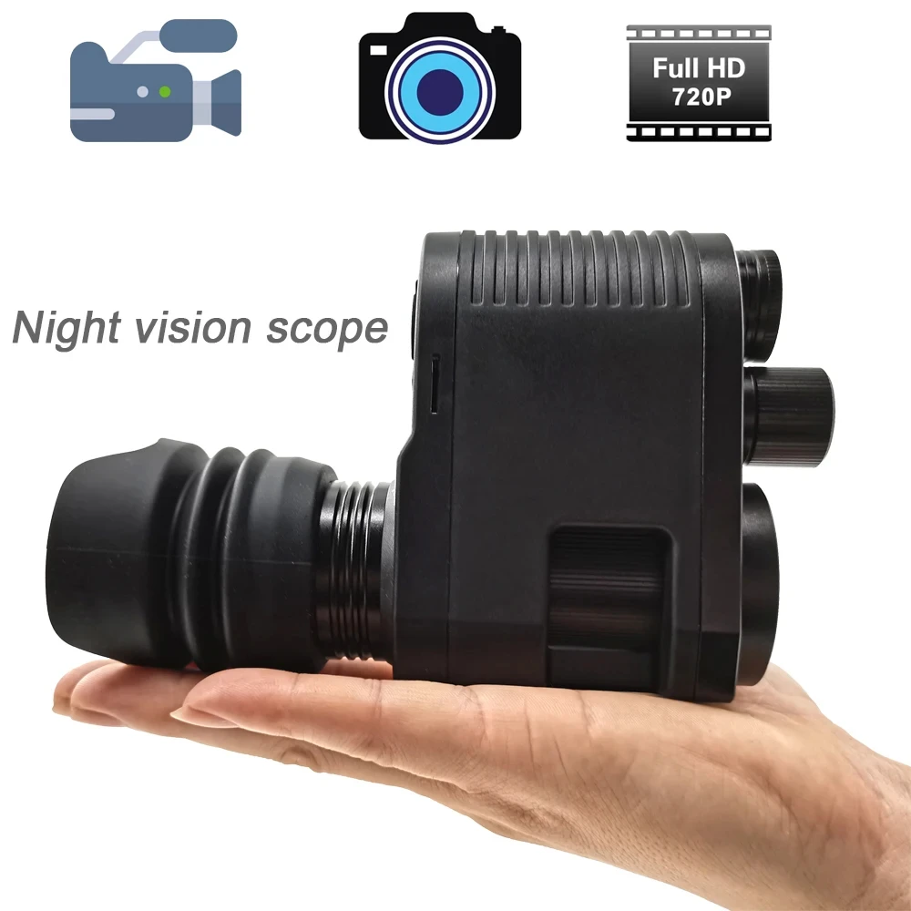 

Megaorei 3 Night Vision RifleScope Optical Night Sight Spotting Scope HD720P VCR Hunting Camera Telescope with Laser IR