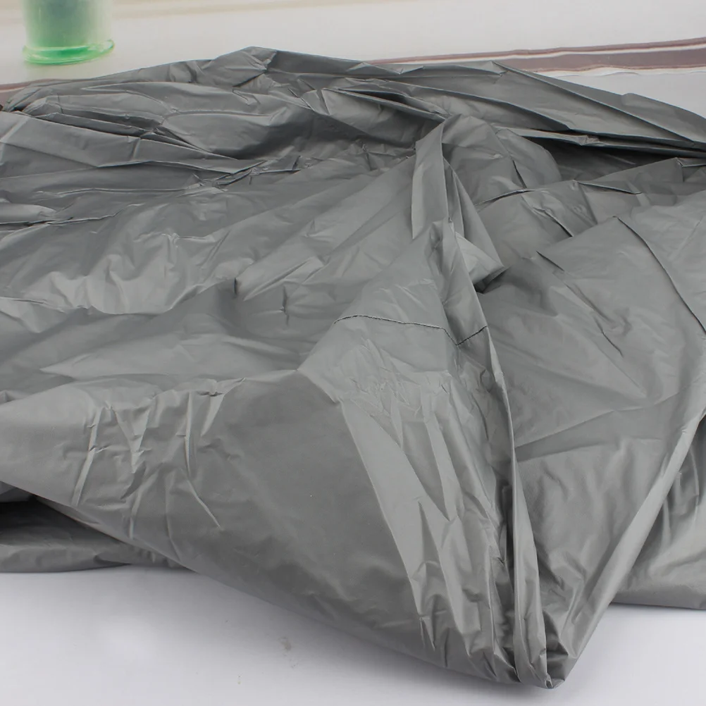 

Car Cover Summer Sunscreen Dustproof Car Hood Silver Size L Outdoor Waterproof Sun Block Vehicle Protection Heat Resistant
