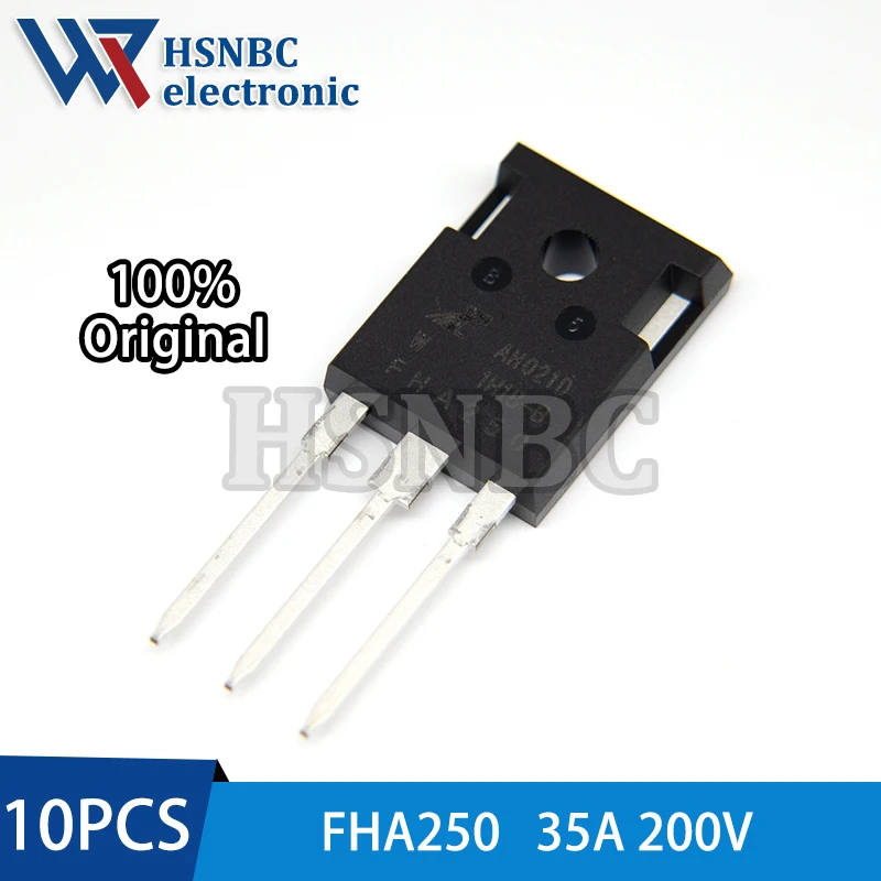

10PCS FHA250 FHA250W TO-247 35A 200V N-channel Power MOSFET Transistor 100% New Original