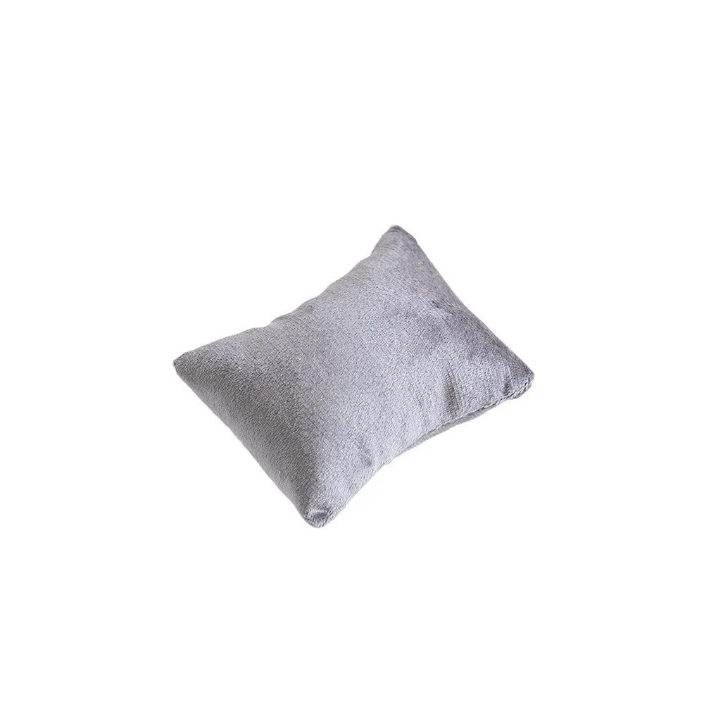 Velvet/leather Jewelry Pillow Stand Watch Bracelet Bangle Small Pillow Prop Cushion Holder Gifts Display Organizer Pillow