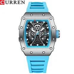 Curren 8438 Men's Watch Tape Quartz Calendar Men's Watch Sports and Leisure Men's Watch