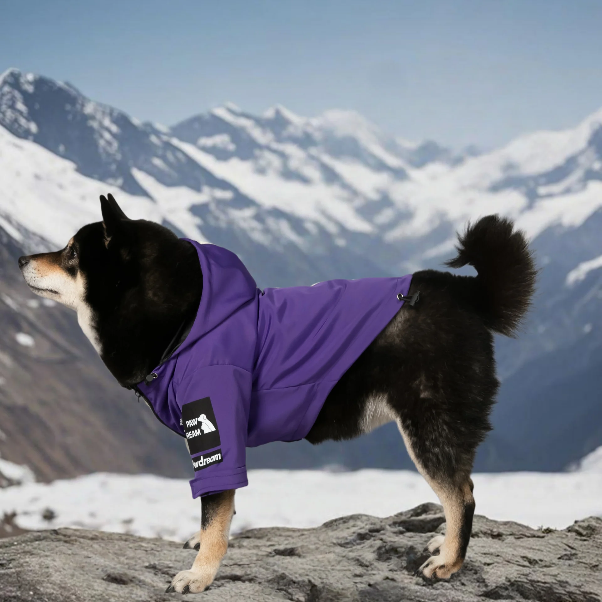 Waterproof Dog Rain Coat Jacket for Medium to Large Dogs Puppy Outdoor Pet Clothing Fashionable Fans Design S-5XL Sizes - view 3