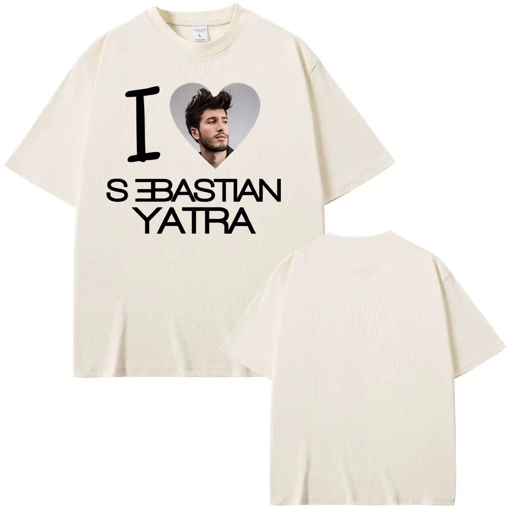 أنا أحب سيباستيان ياترا الجرافيك تي شيرت الرجال النساء Harajuku خمر القوطية تي شيرت القطن عادية كم قصير تي شيرت الشارع الشهير