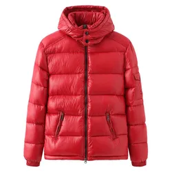 Inverno novos homens para baixo casacos jaqueta de alta qualidade térmica grosso para baixo casacos parka masculino quente outwear moda pato branco para baixo jaqueta