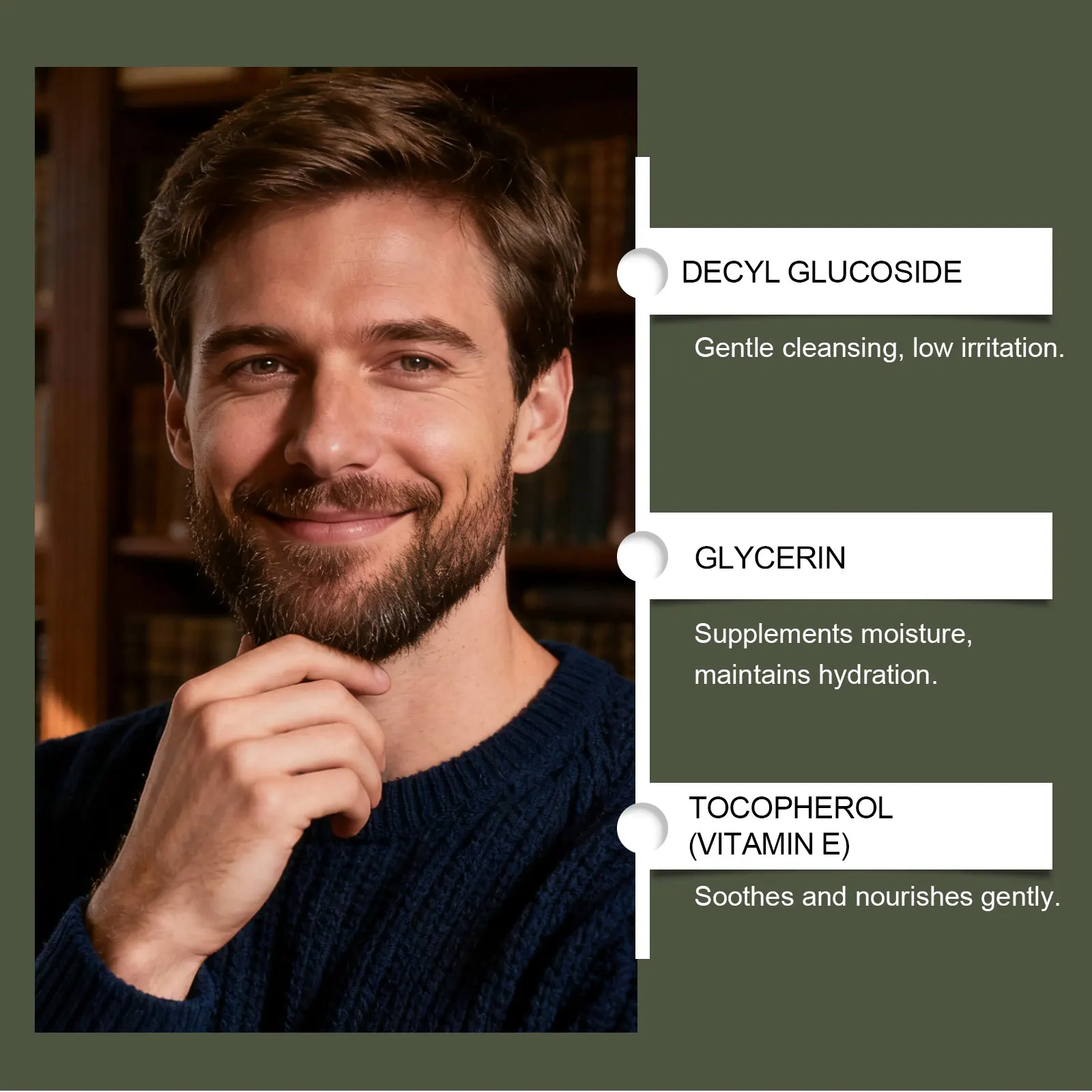 مجموعة العناية الشخصية للرجال مجموعة شامبو اللحية وبلسم غسل الجسم بلسم اليد مجموعة هدايا الكريسماس للرجال مجموعة صناديق العناية بالبشرة المغذية