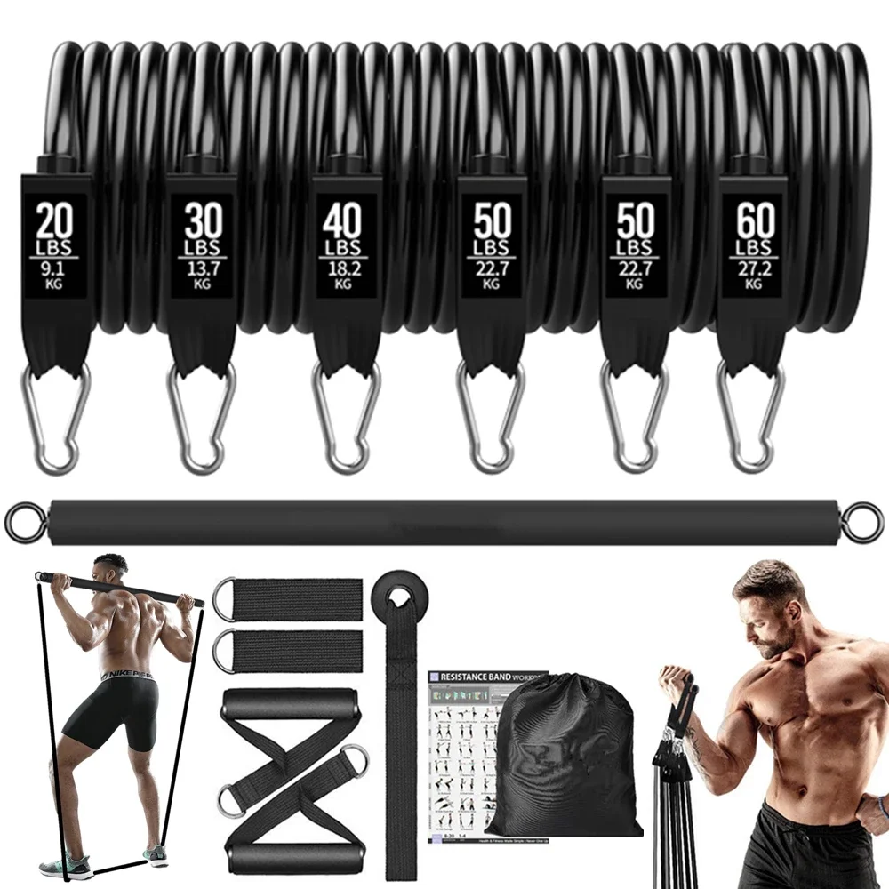 

Fitness Booty Resistance Elastic Band, Workout for Training, Home Exercise, Sport Gym, Dumbbell Harness Set, Expander Equipment