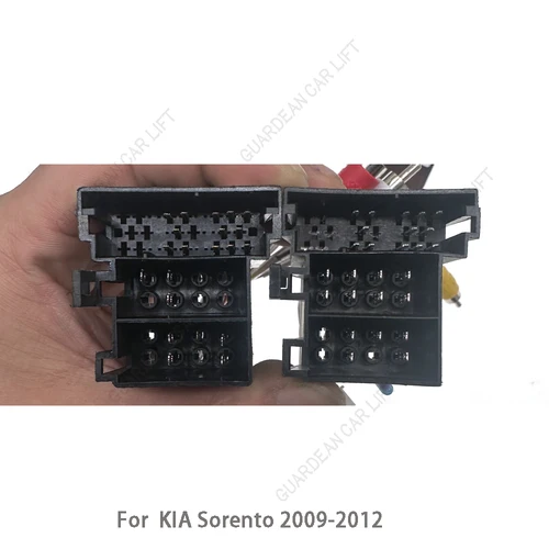 Imagen 2 del producto Cable de cableado de Radio de coche para KIA SORENTO 2009-2012 adaptador de arnés de 16 pines con unidad principal CANBUS Box 2DIN enchufe estéreo Android naviga