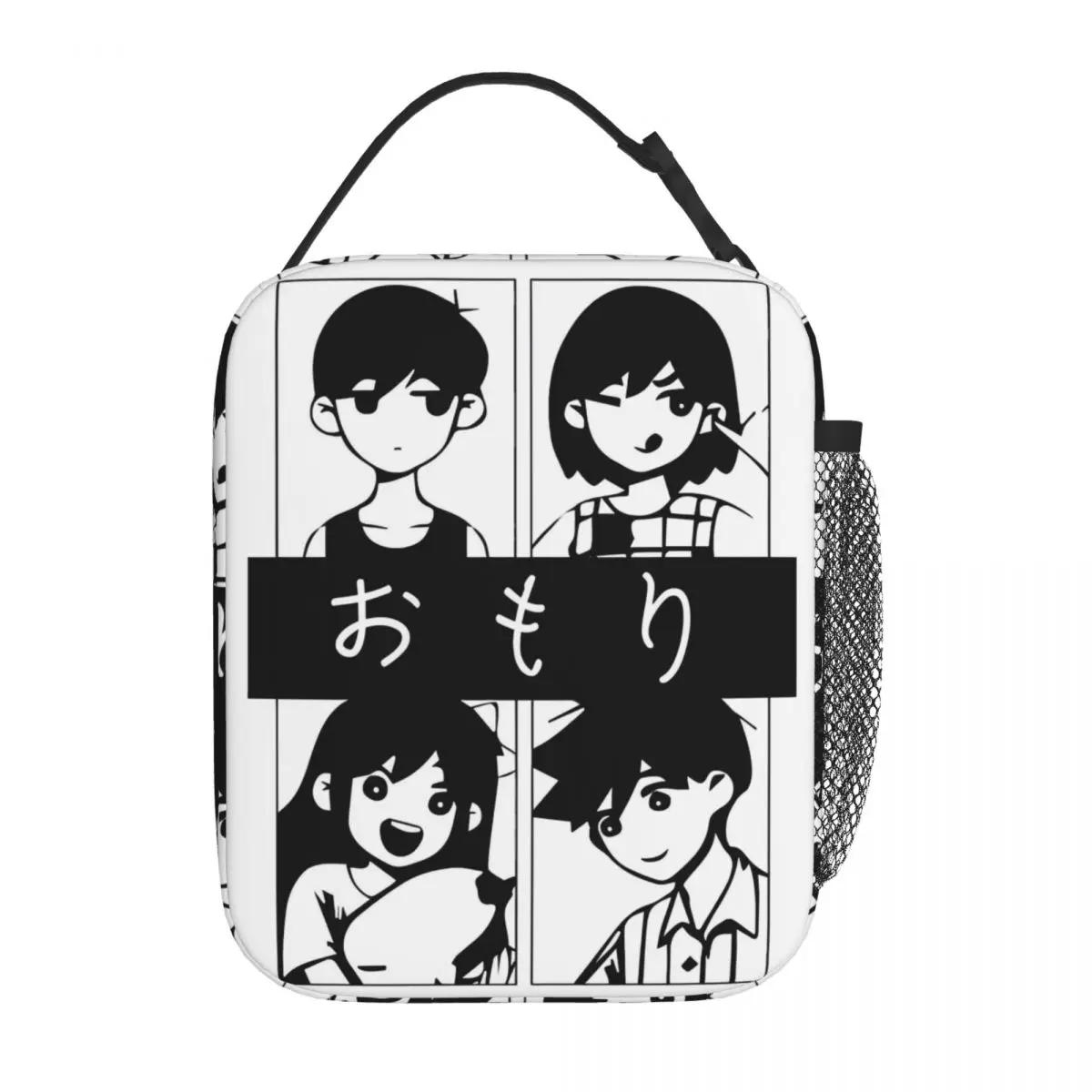 Omori Kel Aubrey Hero Game Insulated Lunch Bag Storage Food Box Portable Cooler Thermal Lunch Boxes For Work