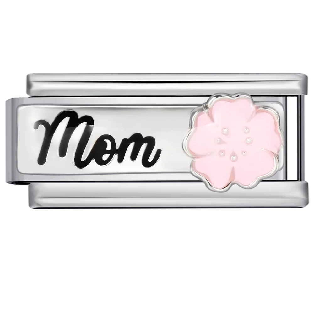 Koraliki Charms Damskie Męskie Modne Dziecięce Hamburger Serce Anielskie Skrzydła Stal Nierdzewna Włoska Biżuteria Ogniwa DIY Bransoletki