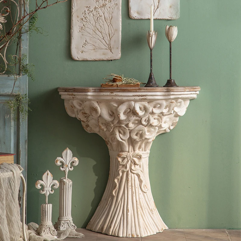 

Chic Roman Console Tables Aesthetic Luxury Modern Nordic Console Tables Trendy French Meuble Salon Living Room Furniture