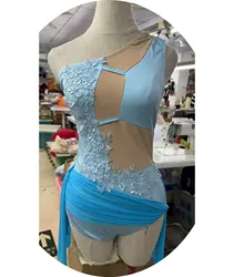 New dance costume professional jazz dance dress performance dress Lodysuit Latin dress