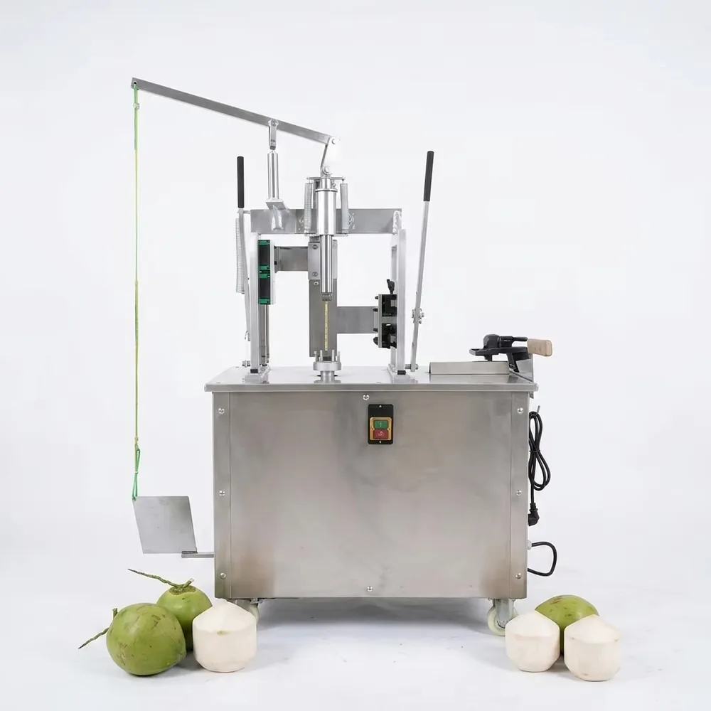 Automatic Coconut Dehusking Machine Fresh Green Coconut Peeling Peeler Equipment Commercial Coconut Husk Removing