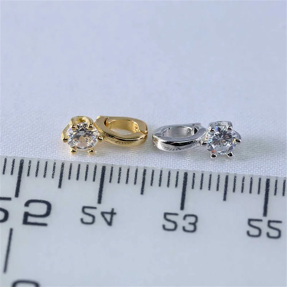 

Ювелирная застежка из стерлингового серебра 925 пробы для DIY ожерелья, браслета, ювелирных изделий, соединительный крючок, серебряные застежки 925, принадлежности для рукоделия