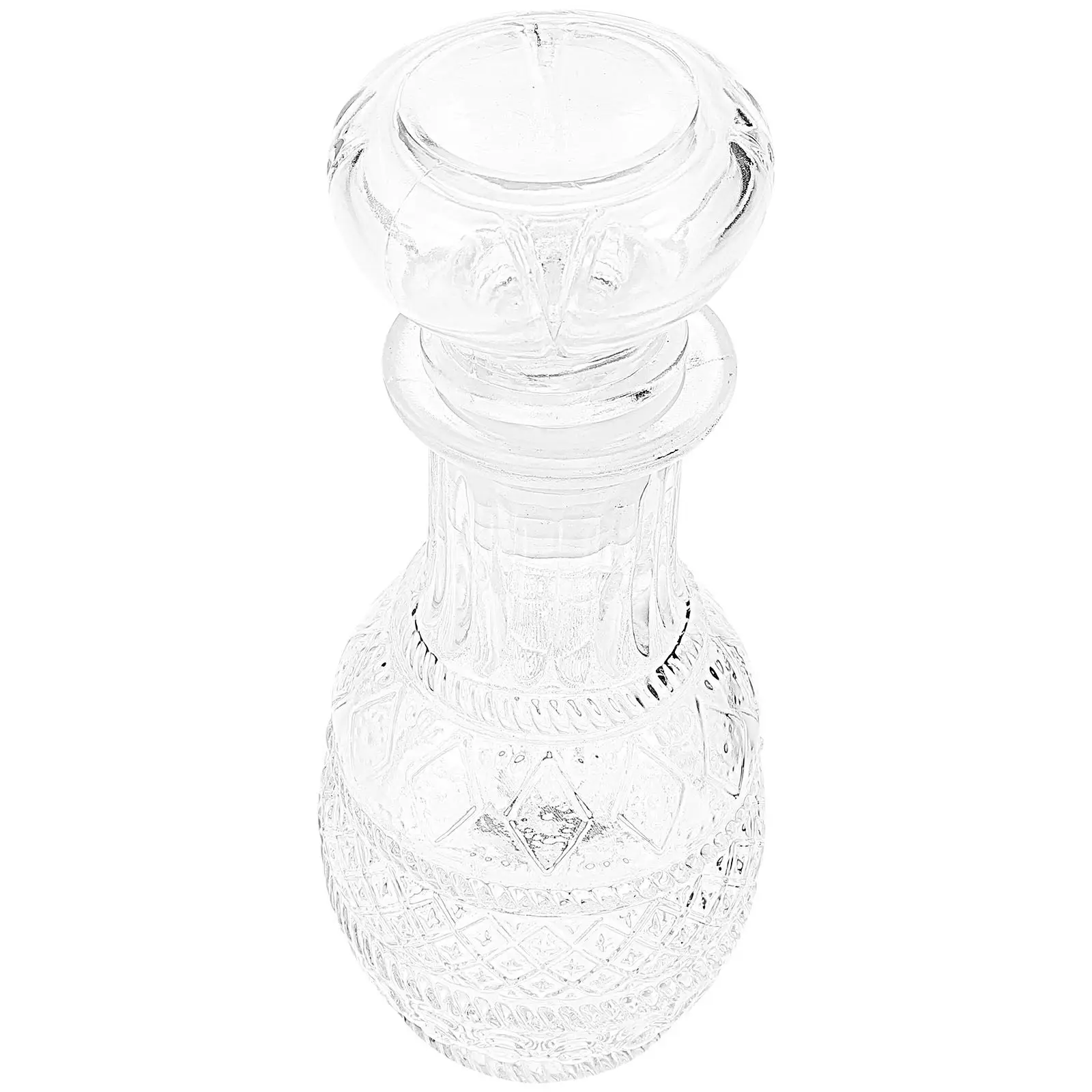 Decantador de Vino de Vidrio Transparente, Artesanía Premium, Suave y Brillante, Mejora el Sabor, para Banquetes, Restaurantes, Bares y Uso Doméstico