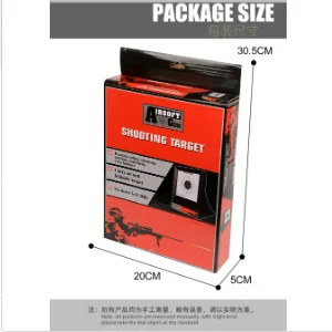 نظام الهدف AEG Airsoft مع حامل شبكة الماسك على شكل مصيدة وهدف ورقي لتدريب إطلاق النار على الحبيبات BB، مناسب للداخلية #1