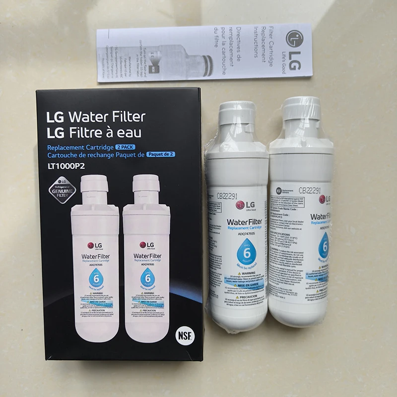 LT1000P ADQ747935 لـ LG LT1000P/PC/PCS فلتر مياه الثلاجة، LMXS28626S، LFXS26973S، MDJ64844601، ADQ74793501، ADQ74793502