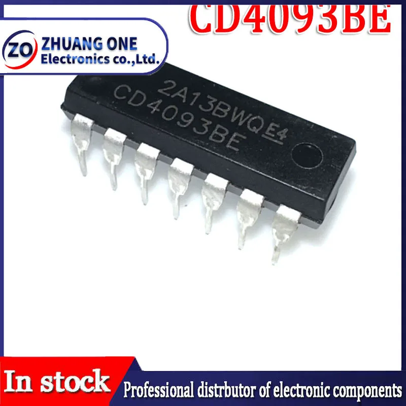 (10pcs) CD4093 CD4093B DIP-16 CD4093BE DIP 4093 IC new original