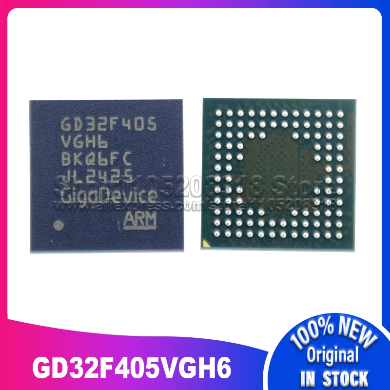 1 قطعة/الوحدة GD32F405VGH6 GD32F405 BGA100 100% العلامة التجارية الأصلية الجديدة