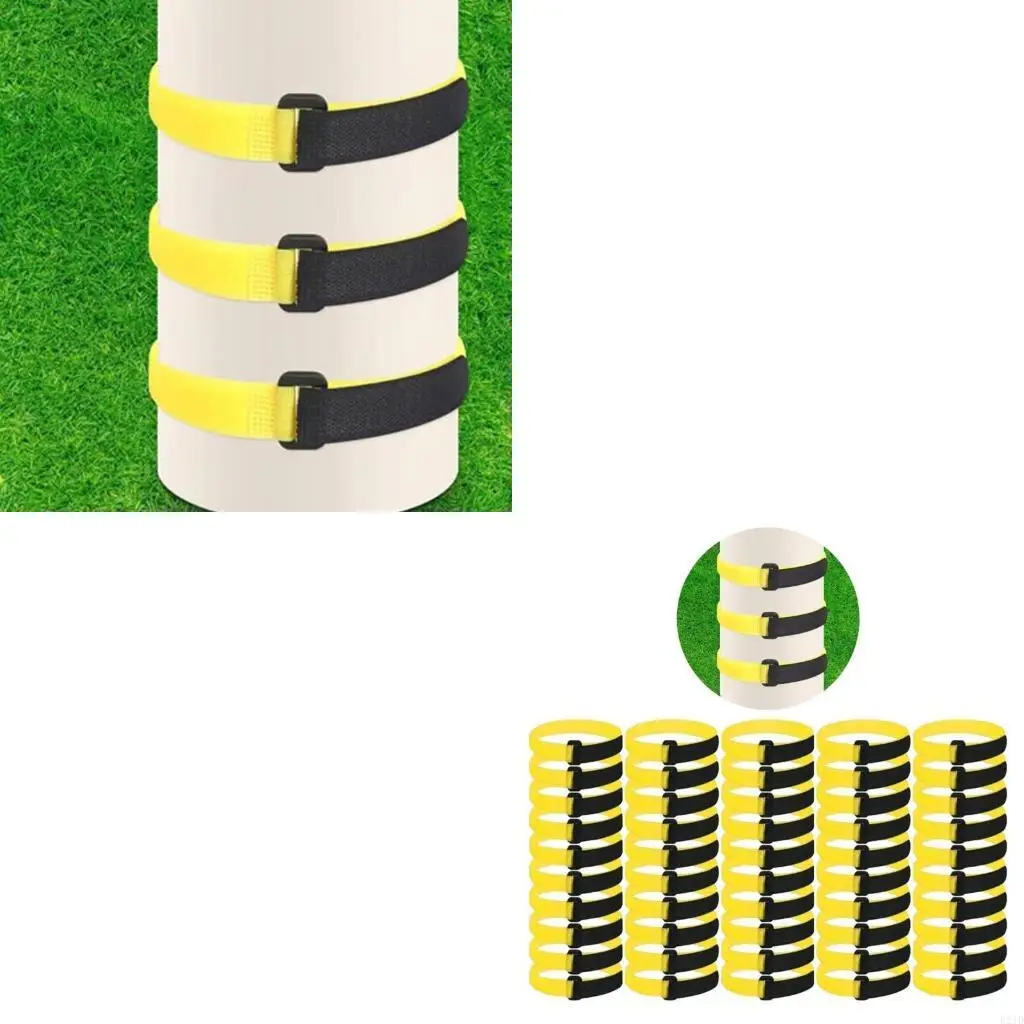 

50Pcs Soccer Net Tape Fixing Tape Cable Tie Strap Football Goal Net Fixing Bands