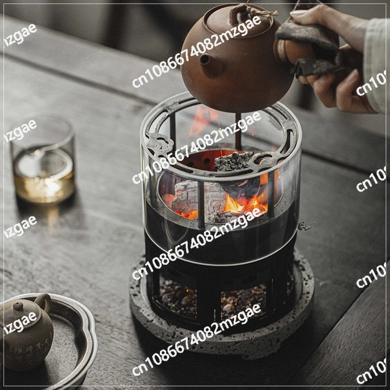 

Enclosed stove making tea tea stove household indoor complete set of teapots