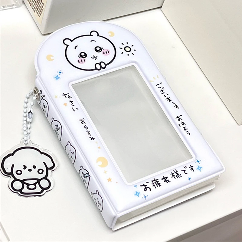 Chiikawa 3 Inch Photo Lbum Organizer Cartoon Photocard Holder Binder Hollow Photo Pockets Photo Collect Book Album Gift