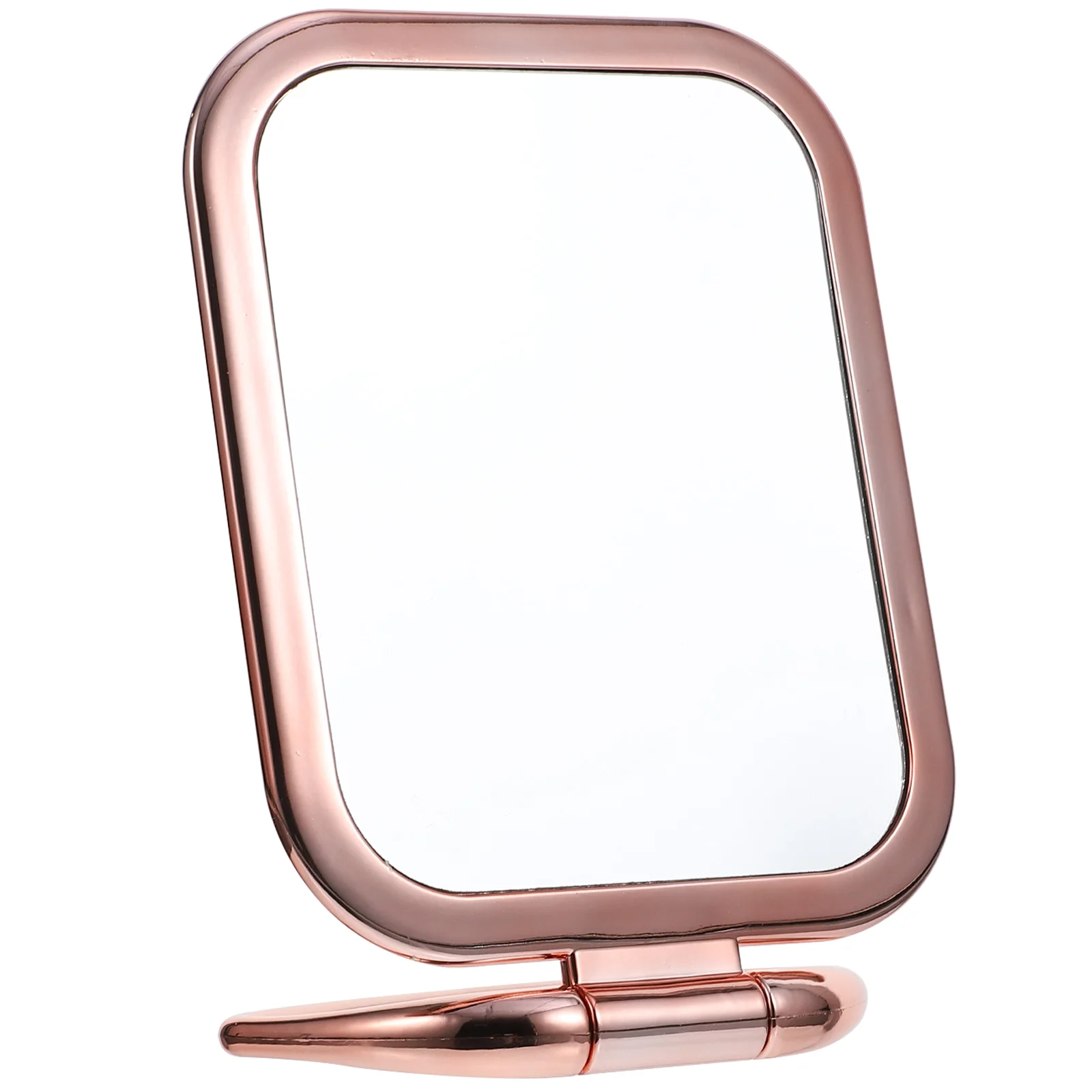 

Double Sided Makeup Mirror Folding Tabletop Vanity Magnifying Travel Desk