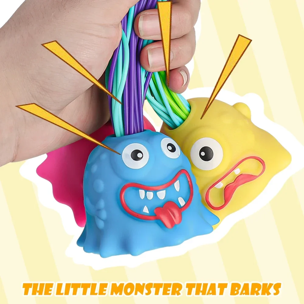 Fun Hair Pulling Scream Bigeye Giant Press Toys Hair Pulling Scream Vocalizing One-eyed Doll Kids Decompression Puzzle Toy Gift